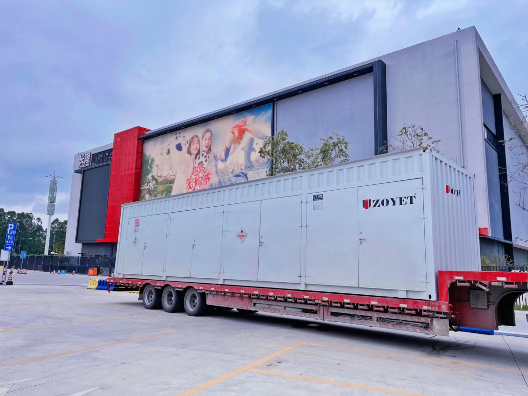 Outdoor chemicals storage container project for Chimelong Paradise